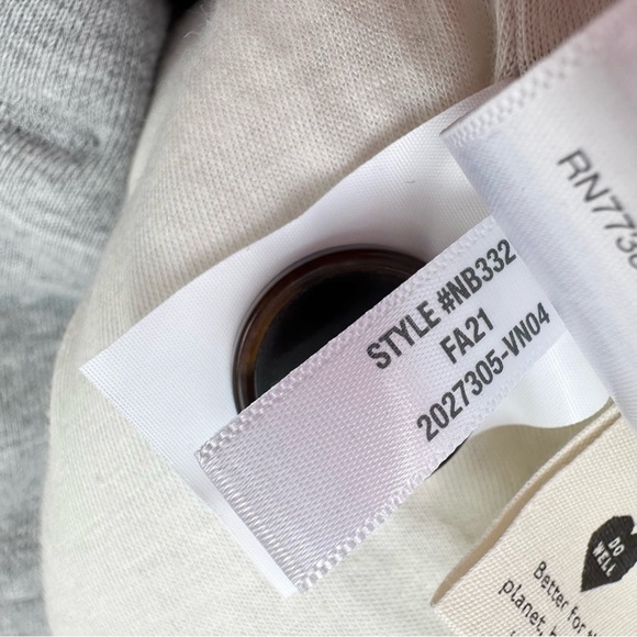 NWOT Madewell sweatshirt puffer blazer jacket gray blanket coat shawl swuffer XS - Picture 16 of 16